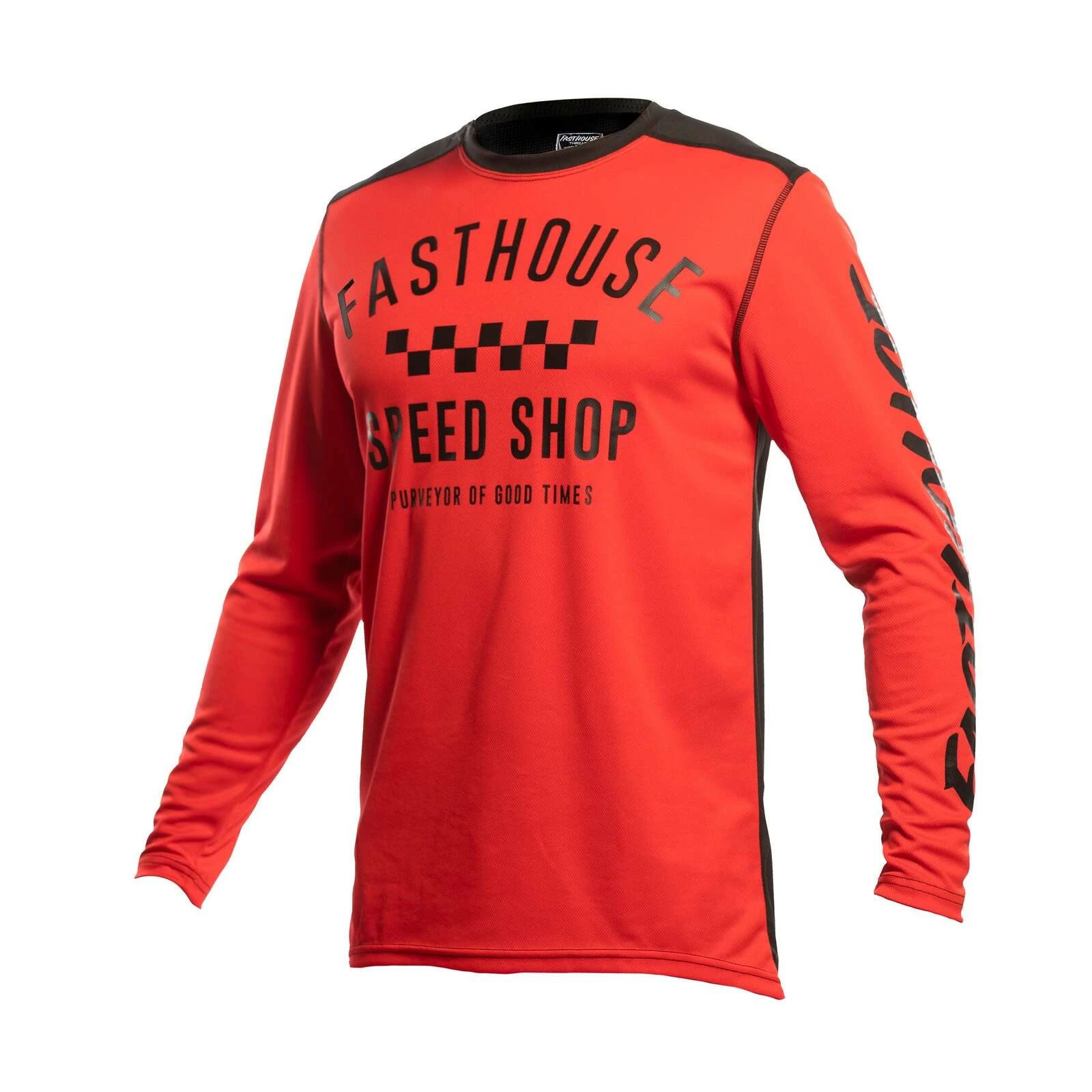 Hot Sale ⭐ FASTHOUSE YOUTH CARBON JERSEY RD/BK SM 👍
