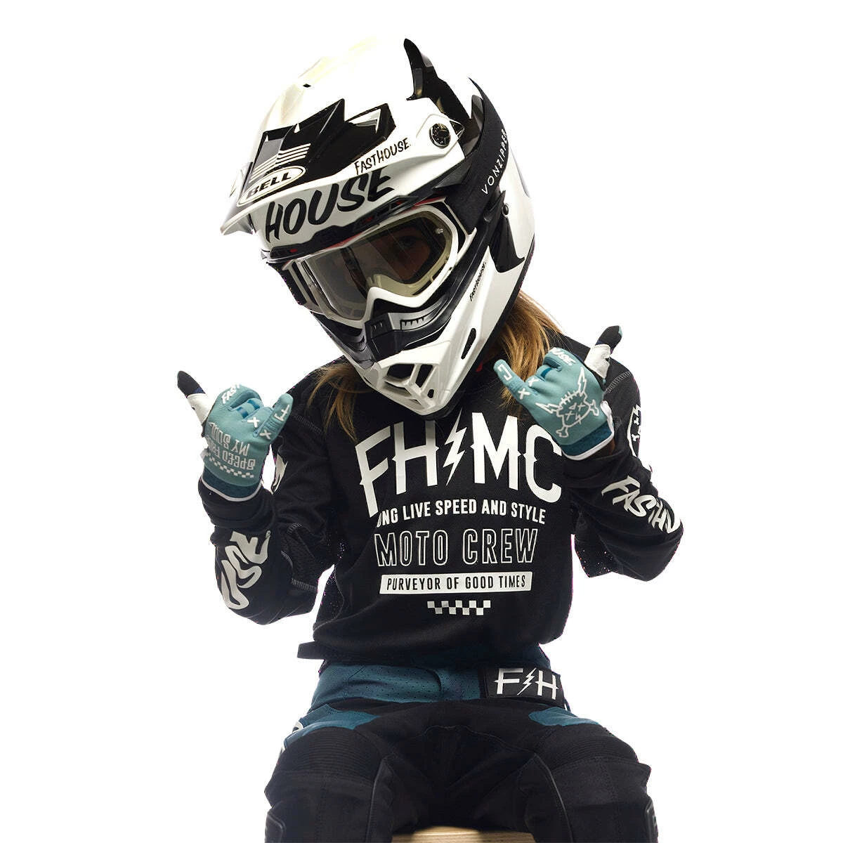 Cheap 🌟 Fasthouse Grindhouse Cypher Youth Jersey - Black - M 🔔 - Image 3