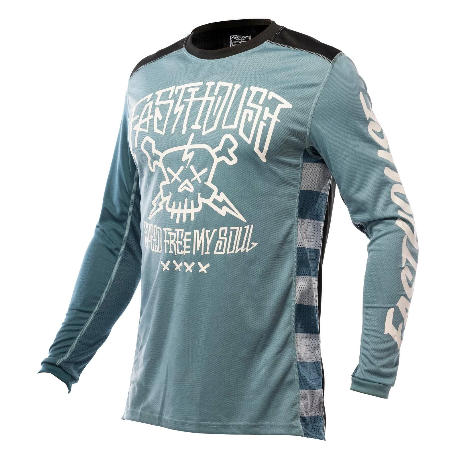 Discount 🎉 Fasthouse Grindhouse Akuma Jersey - Indigo - 3XL 🛒