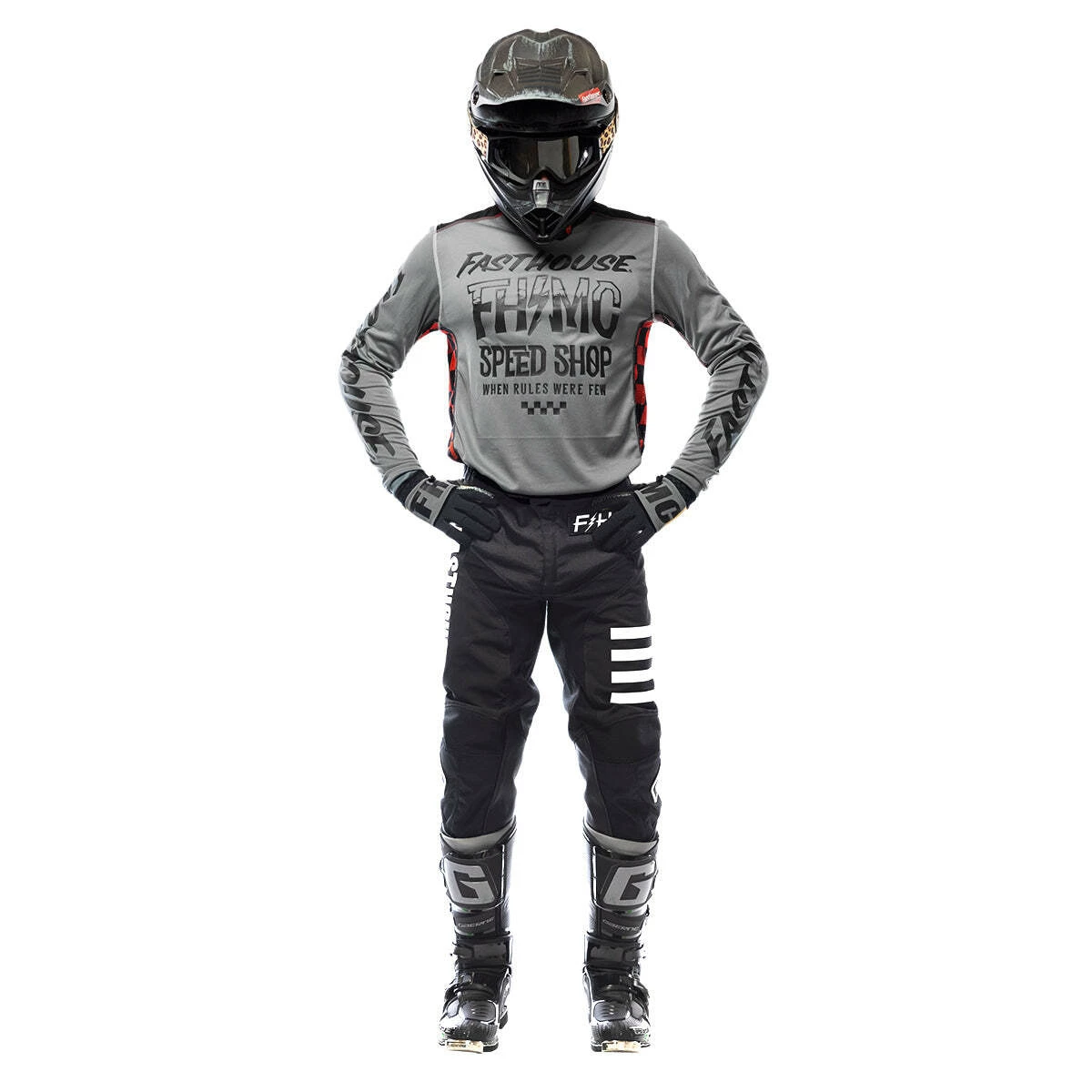 Discount 🎉 FASTHOUSE GRINDHOUSE BRUTE JERSEY GY/BK SM 👍 - Image 3