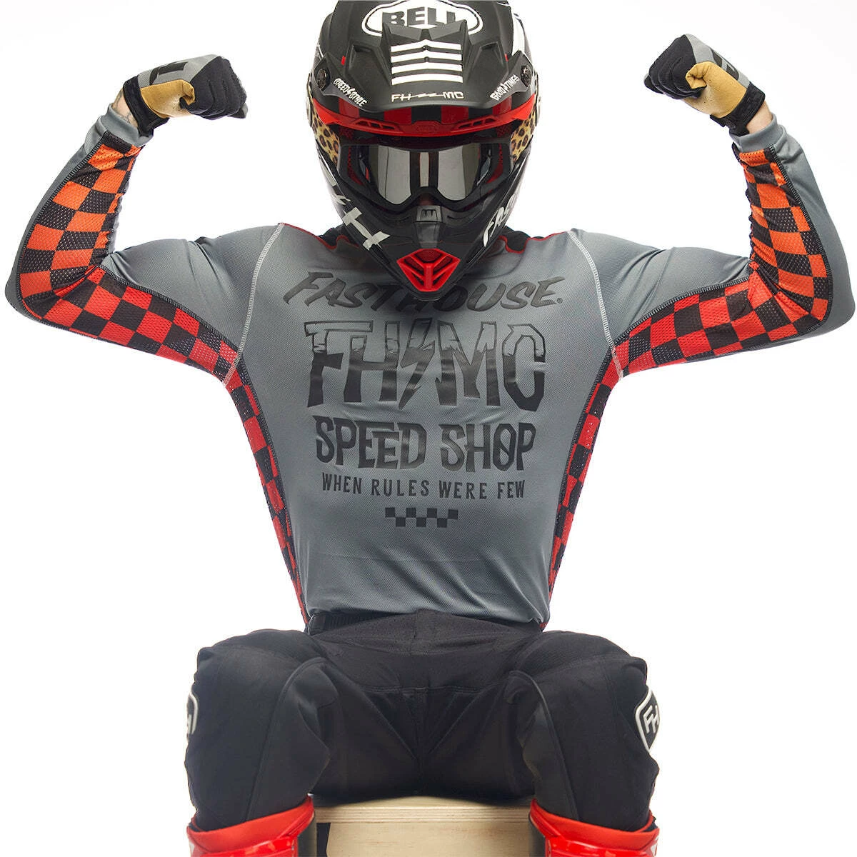 Discount 🎉 FASTHOUSE GRINDHOUSE BRUTE JERSEY GY/BK SM 👍 - Image 4