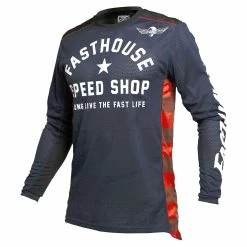 Discount 🔔 Fasthouse Originals Air Cooled Jersey - Navy/Black - S 🔥