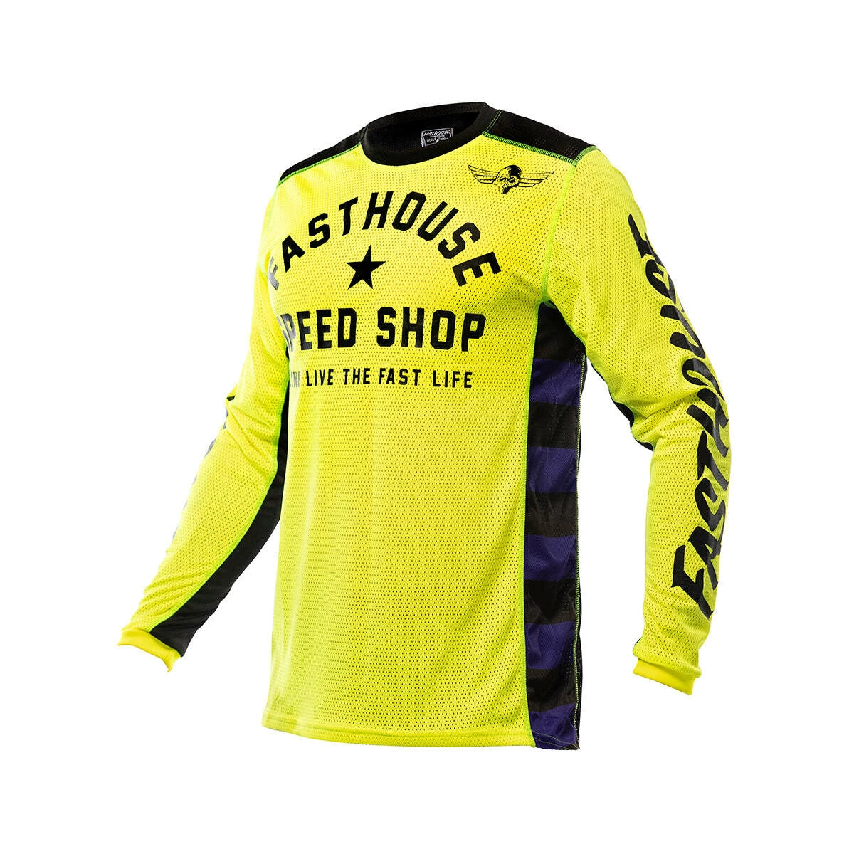 Top 10 👏 Fasthouse Originals Air Cooled Youth Jersey - Yellow/Black - YS ⭐