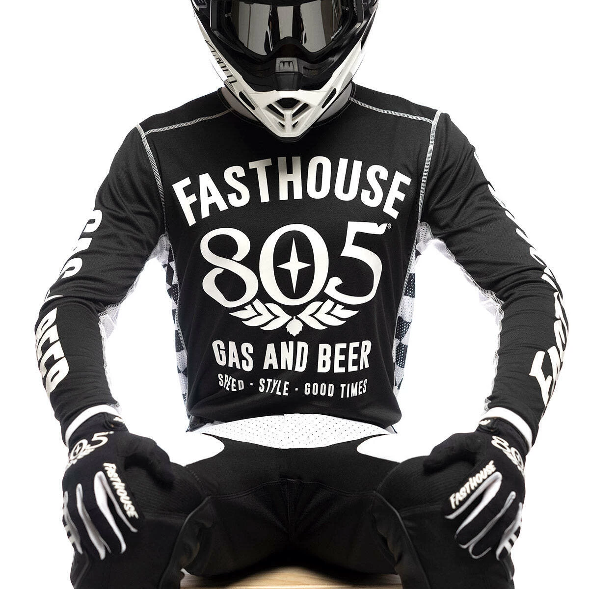 Top 10 🎁 Fasthouse Grindhouse 805 Jersey - Black - S ✨ - Image 4