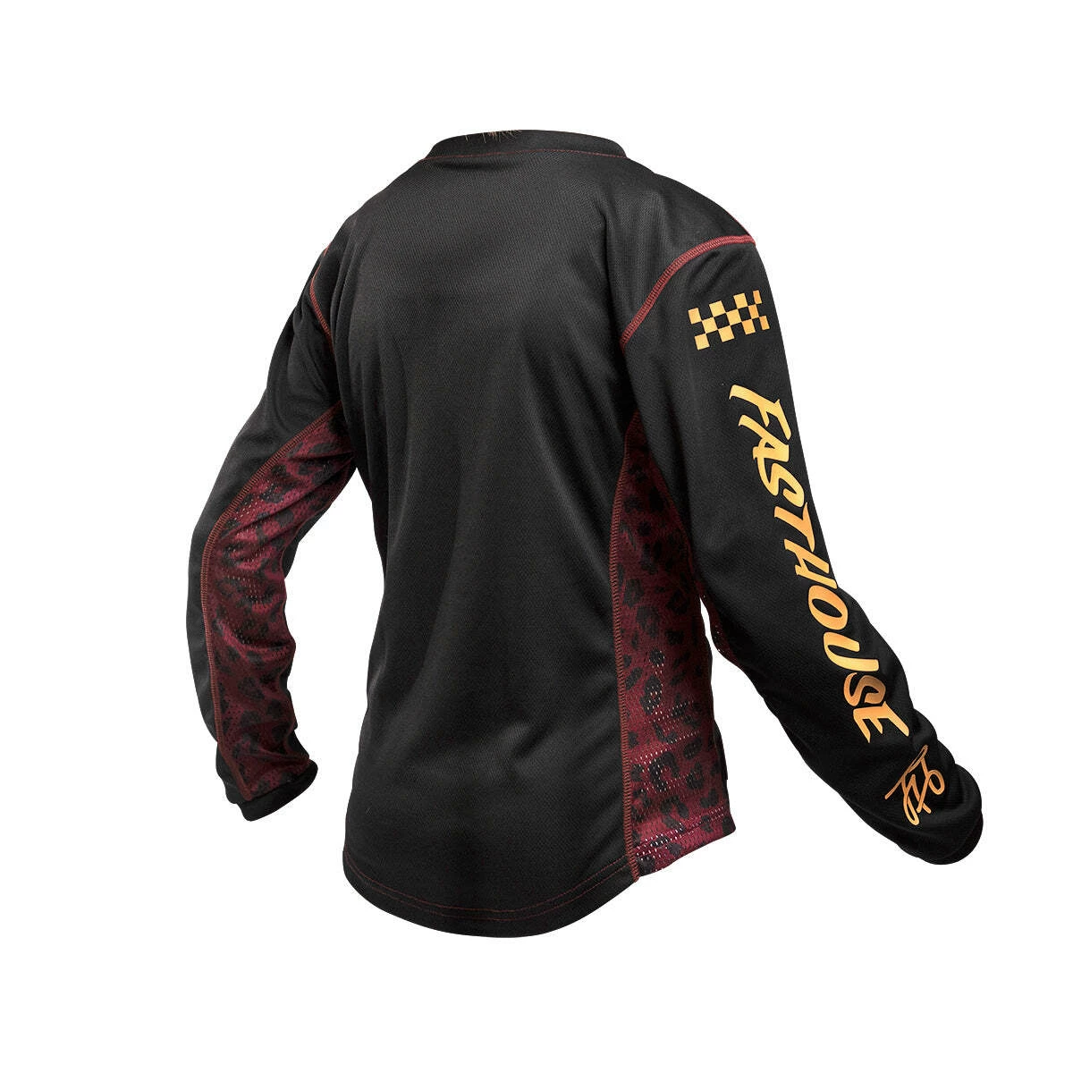 Cheapest π₯° Fasthouse Grindhouse Golden Script Youth π§ Girls Jersey - Black - S β¨ - Image 2