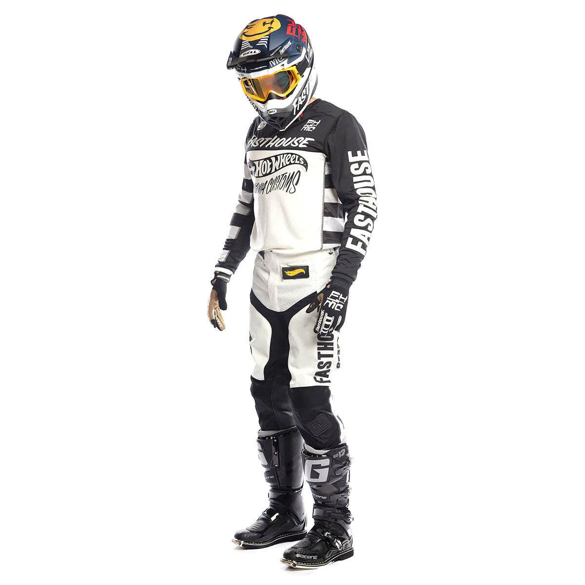 Cheap 👏 Fasthouse Grindhouse Hot Wheels Jersey - Black/White - S 🎁 - Image 4