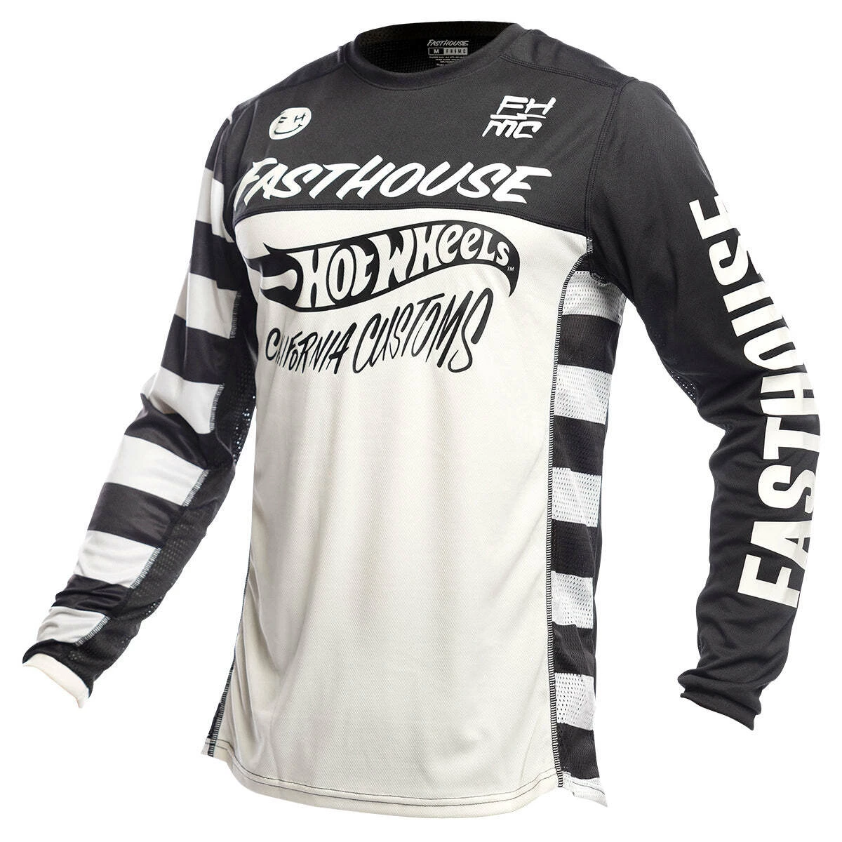 Cheap 👏 Fasthouse Grindhouse Hot Wheels Jersey - Black/White - S 🎁