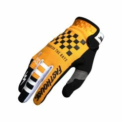 Buy ๐ Fasthouse Speed Style Brute Youth Gloves - Black/Amber - S ๐