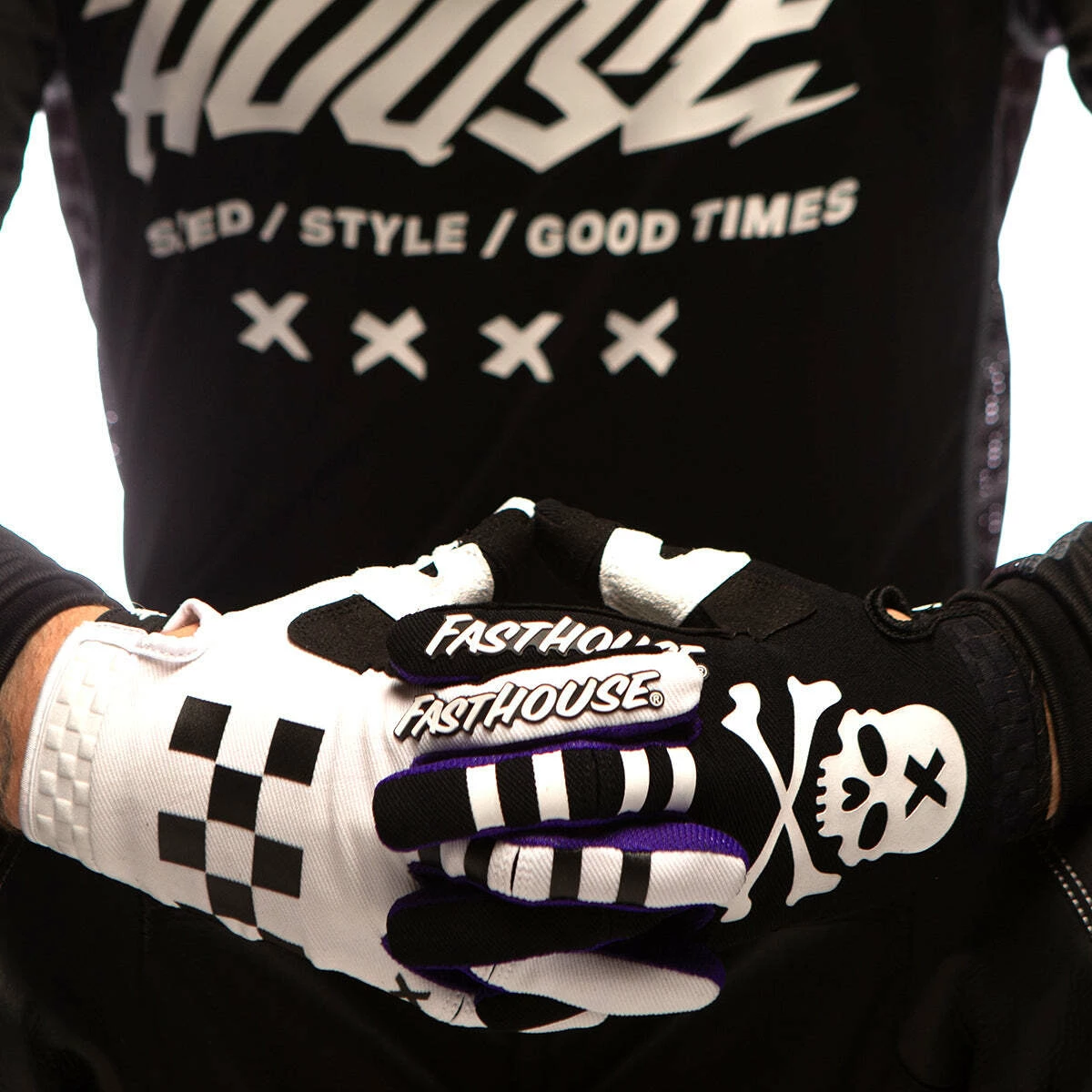 Cheap โจ Fasthouse Speed Style Rufio Gloves - Black/White - S ๐ - Image 4
