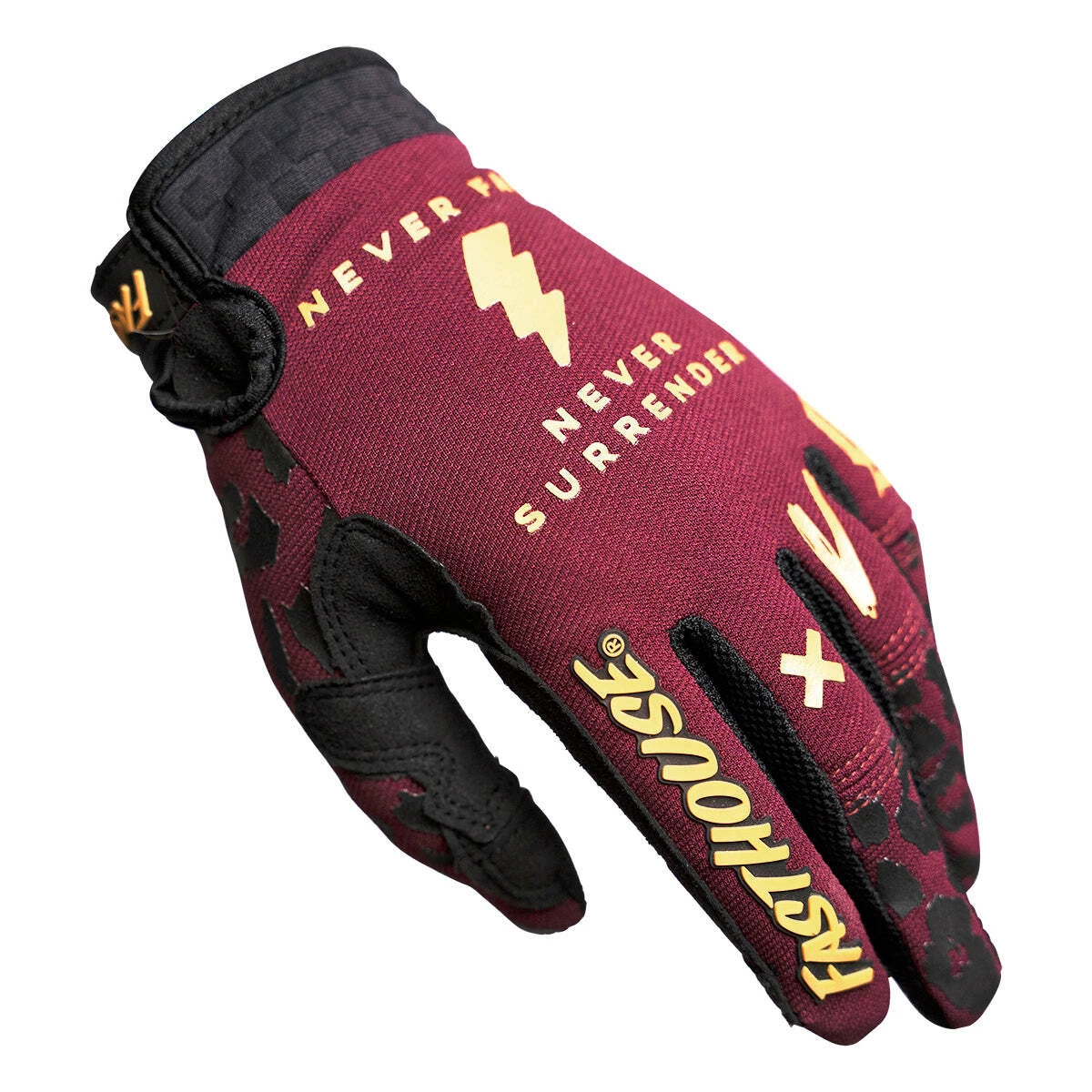Promo β Fasthouse Speed Style Golden π© Womens Gloves - Maroon - S π₯° - Image 2