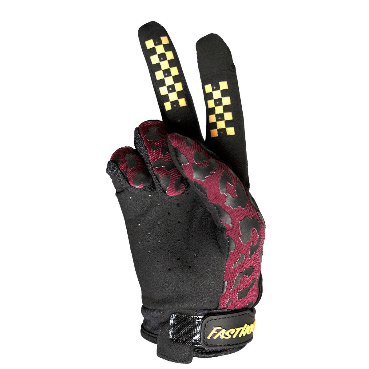 Promo β Fasthouse Speed Style Golden π© Womens Gloves - Maroon - S π₯° - Image 3