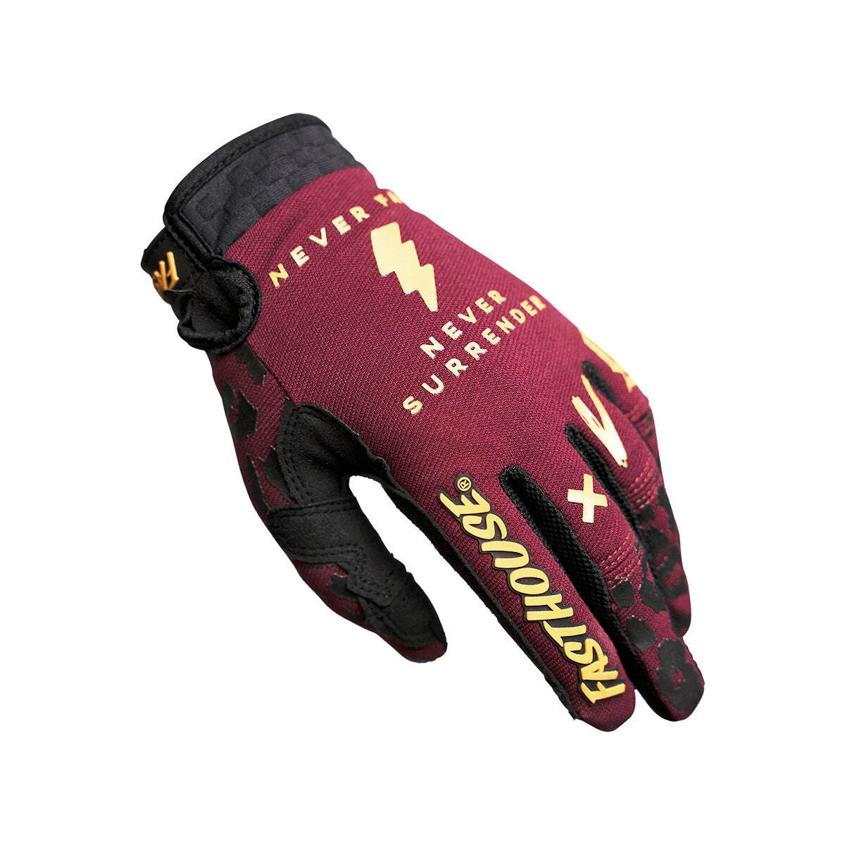 Buy 𧨠Fasthouse Speed Style Golden Youth Gloves - Maroon - S π - Image 2