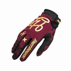 Buy ๐งจ Fasthouse Speed Style Golden Youth Gloves - Maroon - S ๐