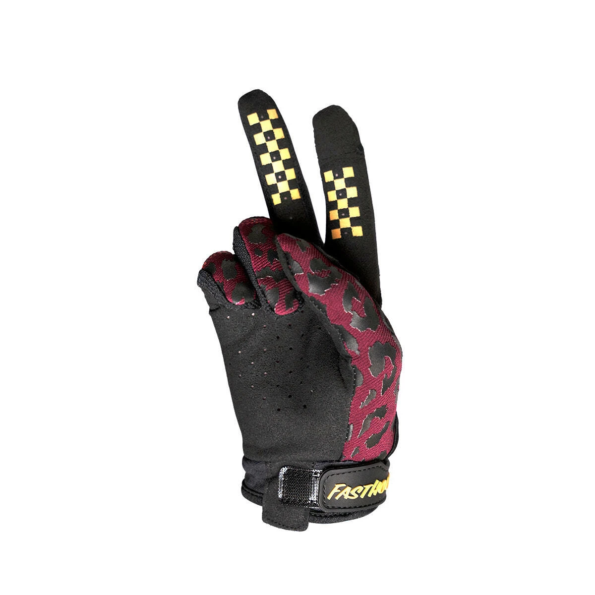 Buy 𧨠Fasthouse Speed Style Golden Youth Gloves - Maroon - S π - Image 4