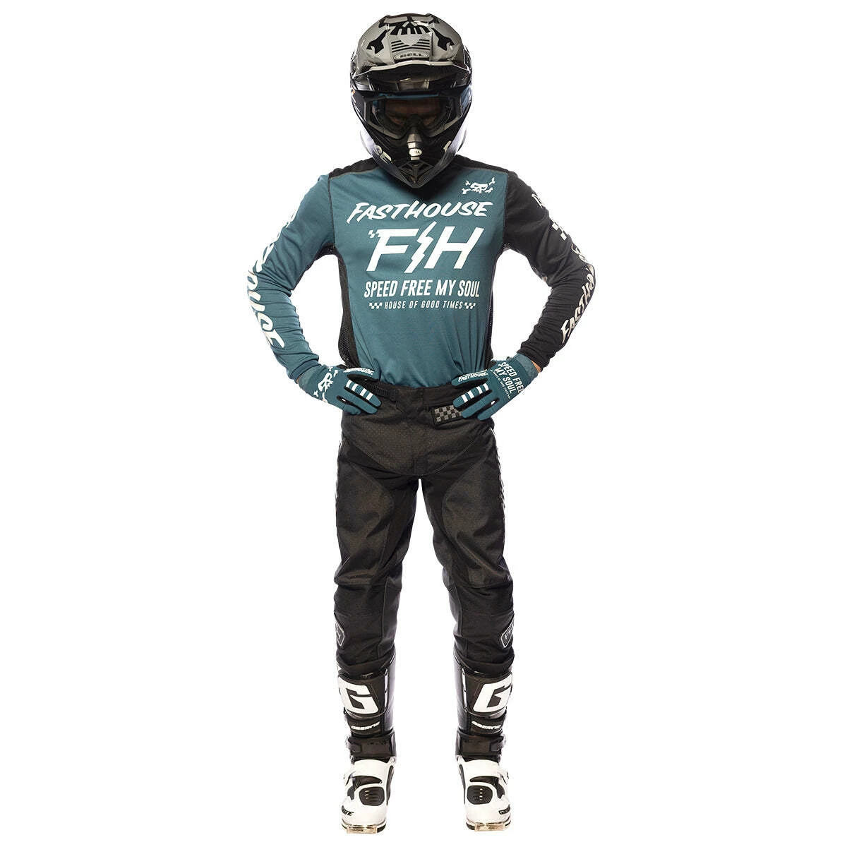 Brand new π Fasthouse Grindhouse Pants - Black/Zebra - 28 β€οΈ - Image 5