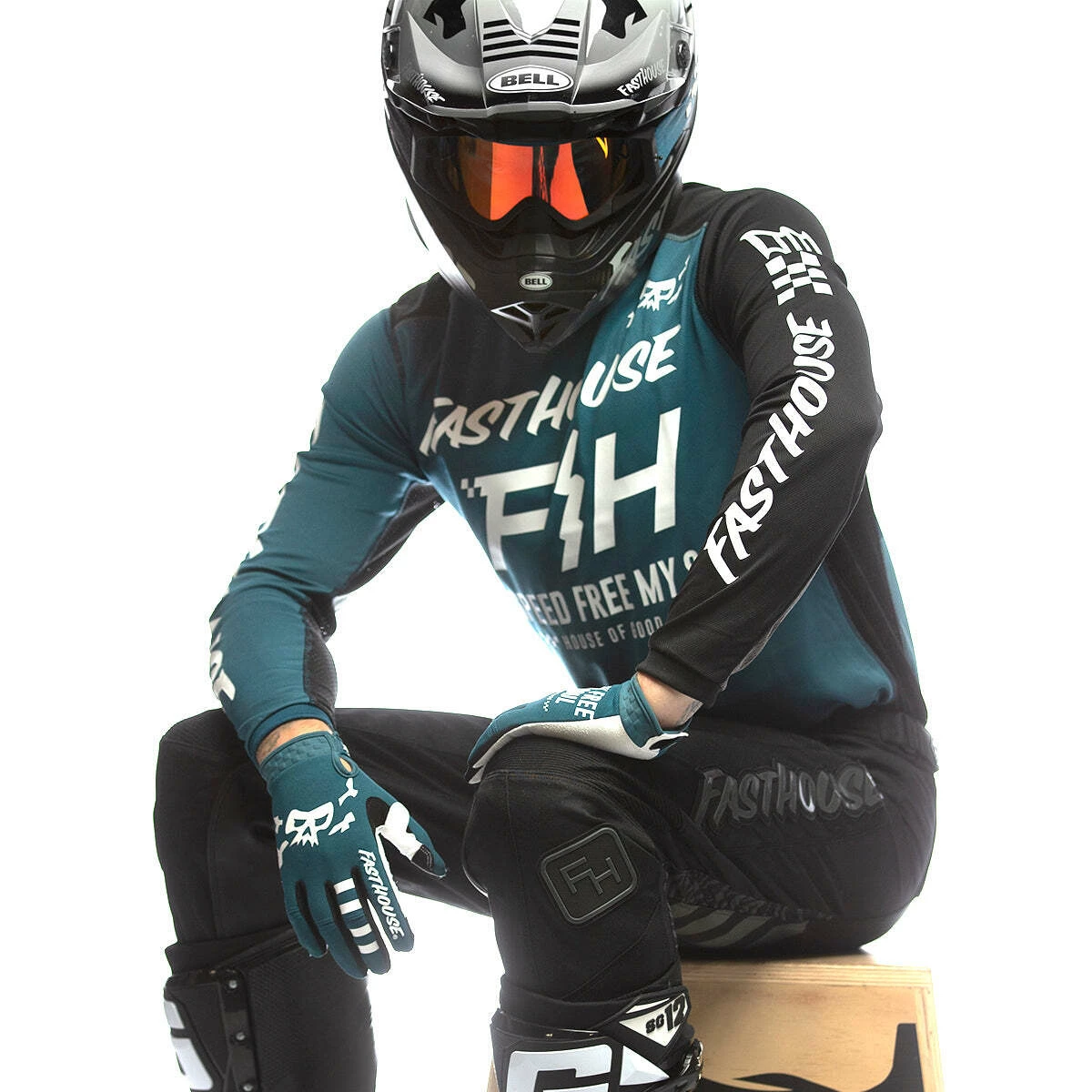 Brand new π Fasthouse Grindhouse Pants - Black/Zebra - 28 β€οΈ - Image 7