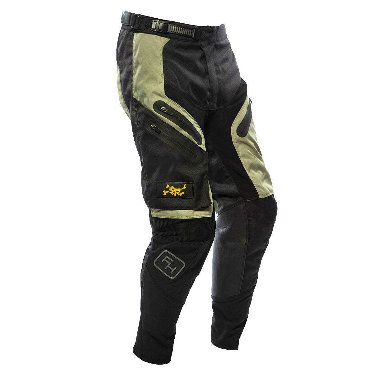 Wholesale π Fasthouse Off-Road Grindhouse Pants - Black/Dusty Olive - 30 π― - Image 2