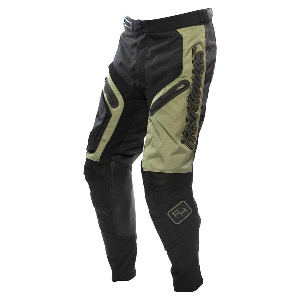 Wholesale π Fasthouse Off-Road Grindhouse Pants - Black/Dusty Olive - 30 π―