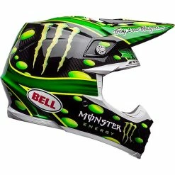 Best Sale 👏 Bell Moto-9 Flex McGrath Monster Green Black Helmet - Unisex - Medium - Adult - Green/Black 🛒