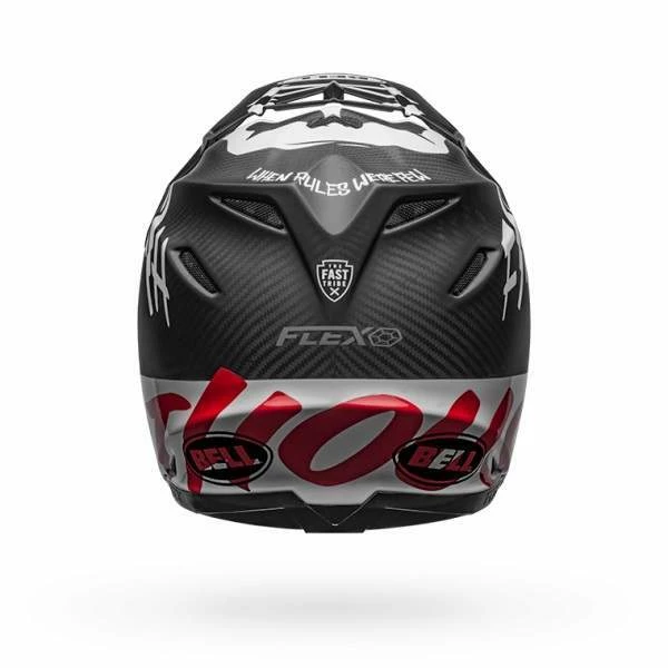 Buy ๐ Bell Moto-9 Flex Fasthouse WRWF Black/White/Red Helmet ๐ - Image 3