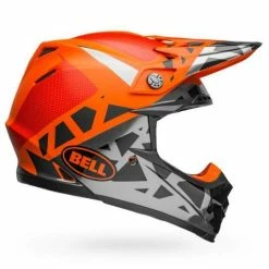 Top 10 ๐ Bell Moto-9 MIPS Tremor Matte/Gloss Black/Orange/Chrome Helmet - Black - X-Large - Adult ๐