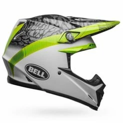 Cheap ๐ฏ Bell Moto-9 MIPS Chief Matte/Gloss Black/White/Green Helmet - White - Medium - Adult ๐ฏ