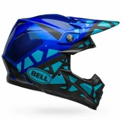 Buy ๐งจ Bell Moto-9 MIPS Tremor Matte/Gloss Blue/Black Helmet - Black - Medium - Adult ๐