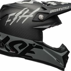 Wholesale 👍 Bell Moto-9 Flex Fasthouse WRWF Black White Grey Helmet - White - X-Small - Adult 🎁