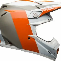 Deals 💯 Bell Moto-9 Flex Division White Orange Sand Helmet - Unisex - Small - Adult - White/Orange/Sand 👍