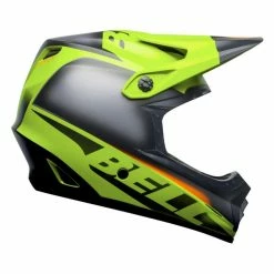 Hot Sale 🎉 Bell Moto-9 MIPS Youth Glory Matte Green Black Orange Helmet - Unisex - Small/Medium - Youth - Green/Black 🔥