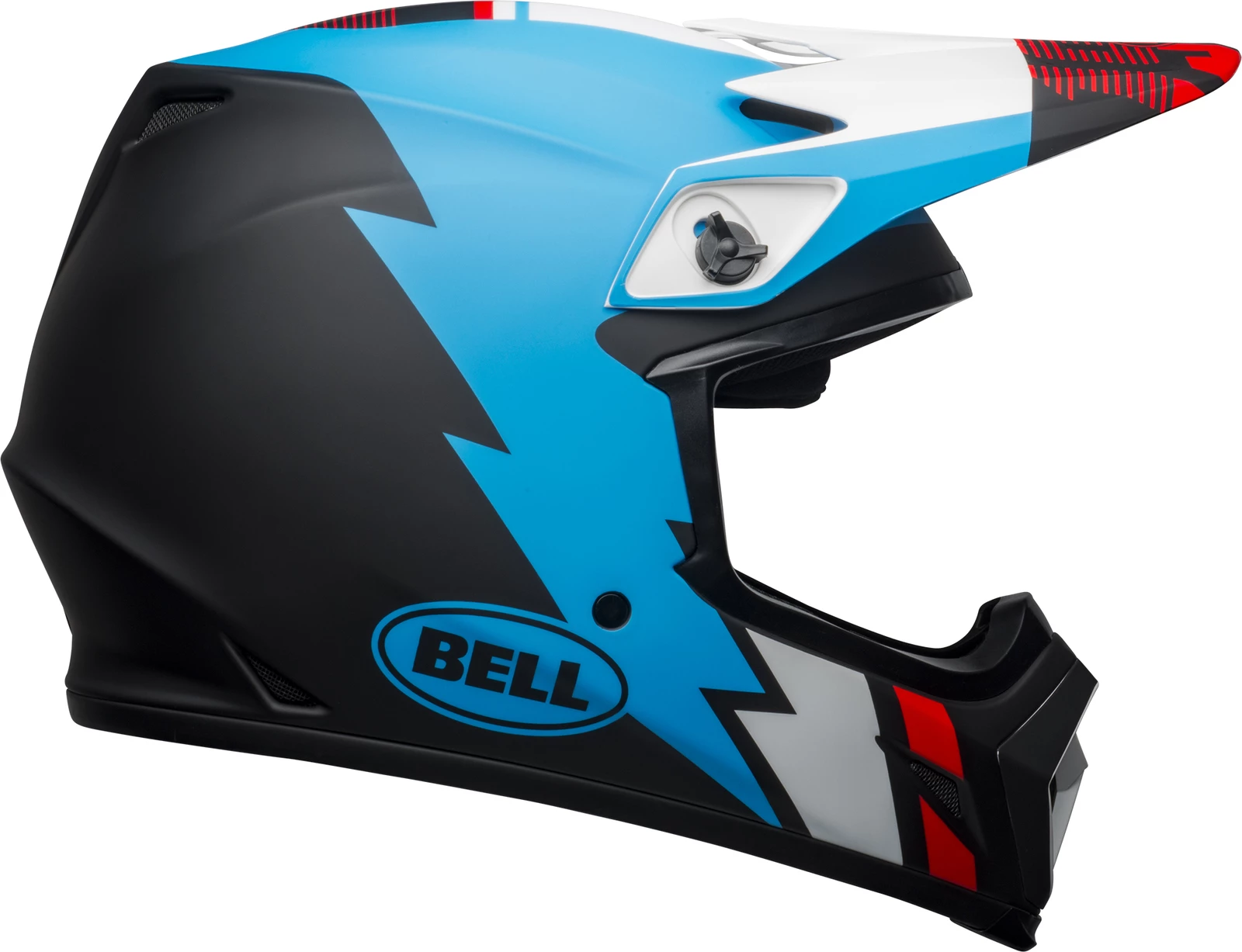 New 🥰 Bell MX-9 MIPS Strike Matte Black Blue White 🛒