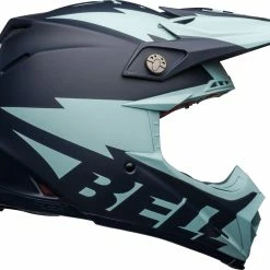 Discount 🧨 Bell Moto-9 Flex Breakaway Matte Navy Blue Helmet - Unisex - Medium - Adult - Navy/Blue 😀