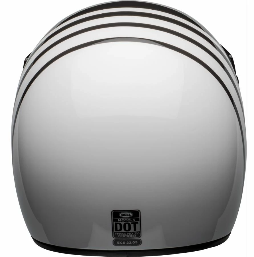 New ❤️ Bell Moto-3 Reverb White Black Helmet 😉 - Image 4