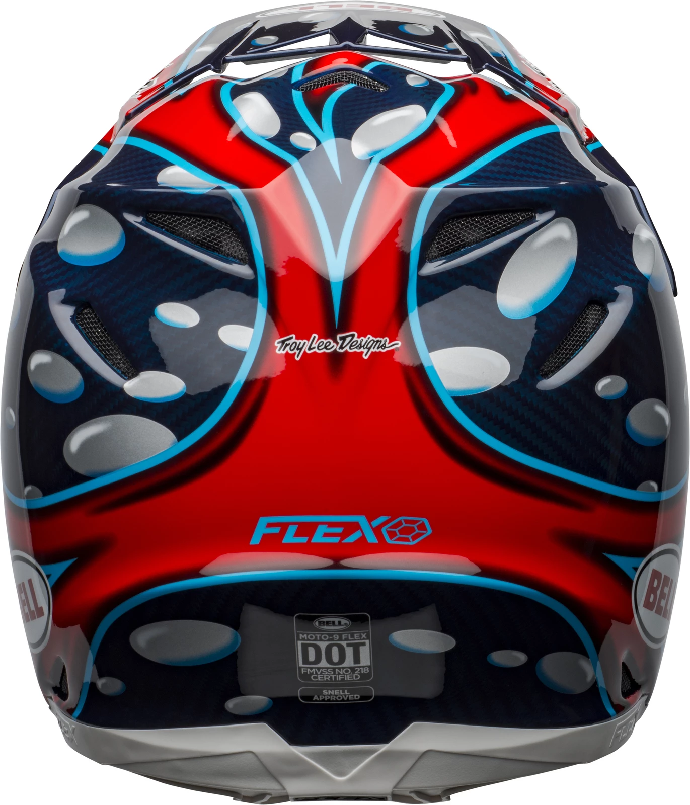 New β Bell Moto-9 Flex MC Replica Blue Red Black Helmet - Unisex - Large - Adult - Blue/Red/Black π - Image 2