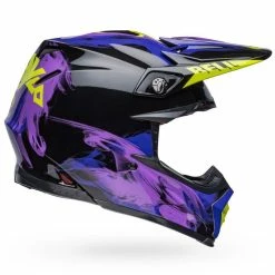 Brand new ๐ Bell Moto-9S Flex Slayco Black Purple Helmet - Unisex - Medium - Adult - Black/Purple ๐