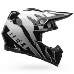 Deals 😍 Bell Moto-9S Flex Claw Black White Helmet 🤩