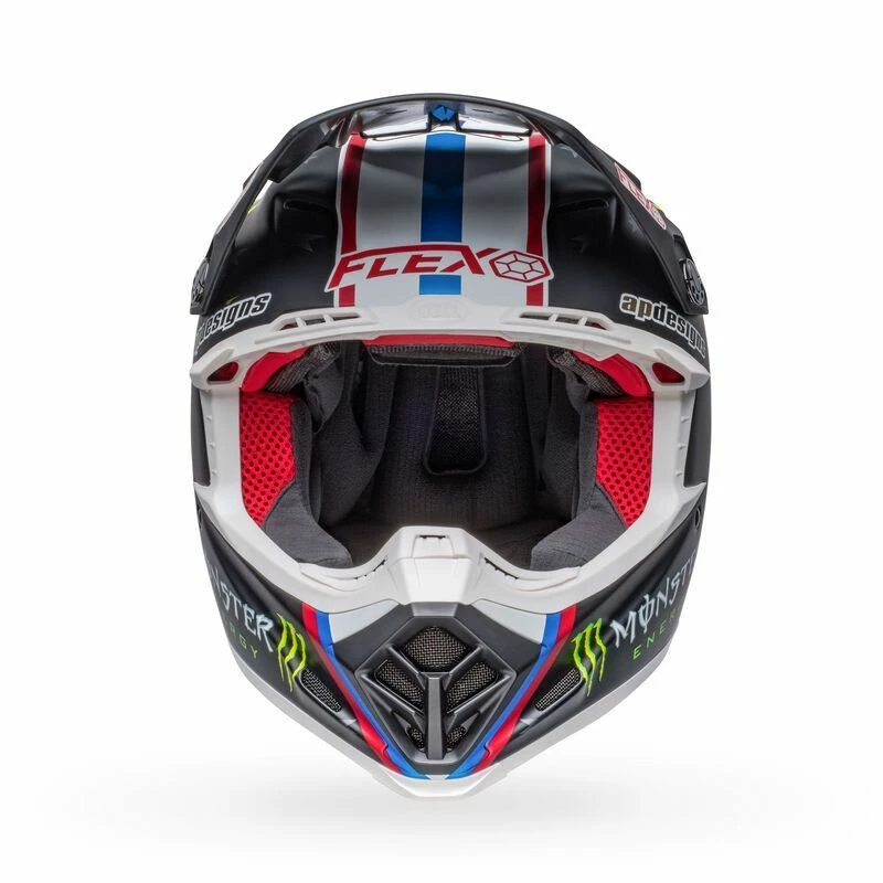 Budget β Bell Moto-9S Flex Tomac Replica 22 Matte Black White Helmet 𧨠- Image 3
