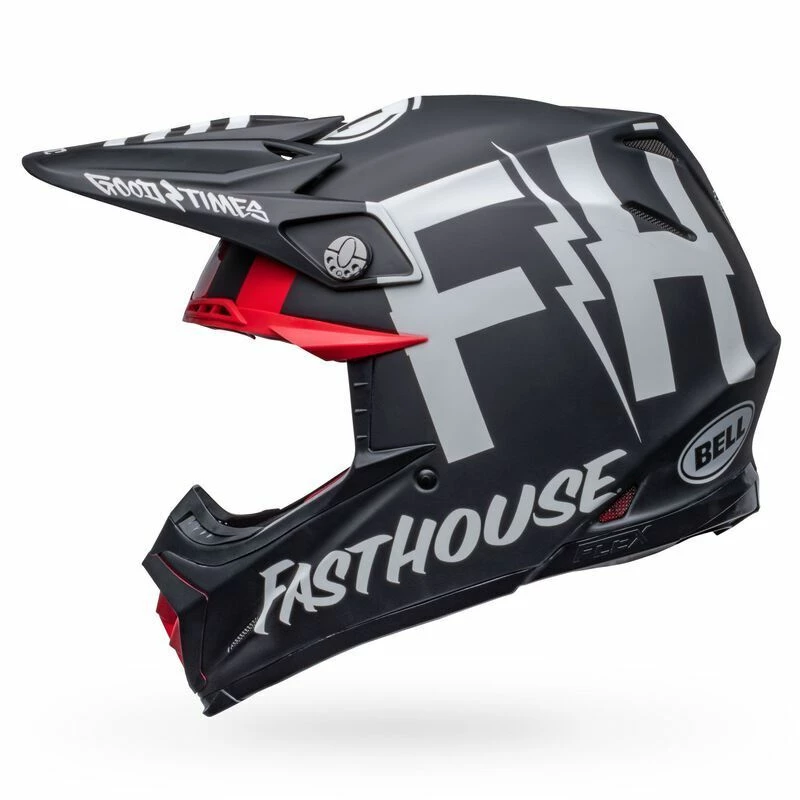 Deals π Bell Moto-9S Flex Fasthouse Tribe Black White Helmet - Unisex - Small - Adult - Black/White β¨ - Image 5
