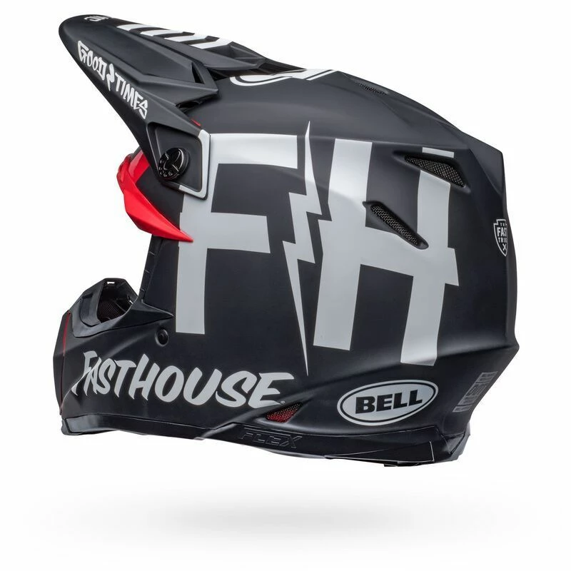 Deals π Bell Moto-9S Flex Fasthouse Tribe Black White Helmet - Unisex - Small - Adult - Black/White β¨ - Image 6
