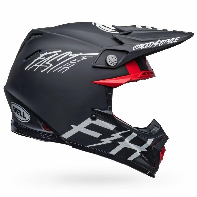 Deals π Bell Moto-9S Flex Fasthouse Tribe Black White Helmet - Unisex - Small - Adult - Black/White β¨