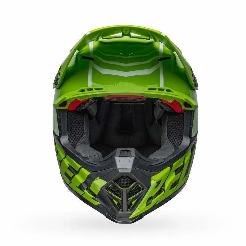 Discount β€οΈ Bell Moto-9S Flex Sprint Green Black Helmet - Black - Small - Adult π - Image 3