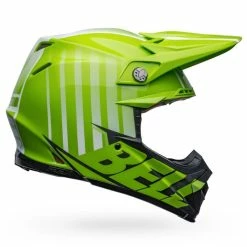 Discount ❤️ Bell Moto-9S Flex Sprint Green Black Helmet - Black - Small - Adult 😀