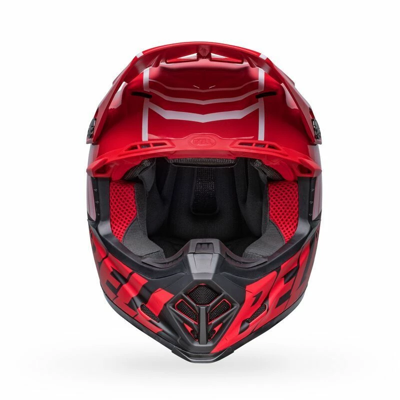 New π€© Bell Moto-9S Flex Sprint Red Black Helmet - Unisex - Medium - Adult - Red/Black π₯° - Image 3