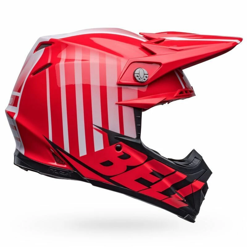 New π€© Bell Moto-9S Flex Sprint Red Black Helmet - Unisex - Medium - Adult - Red/Black π₯°