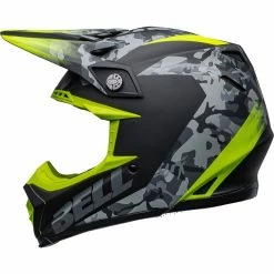 Buy 👍 Bell Moto-9 MIPS Venom Matte Black Camo Hi Viz Helmet 🥰