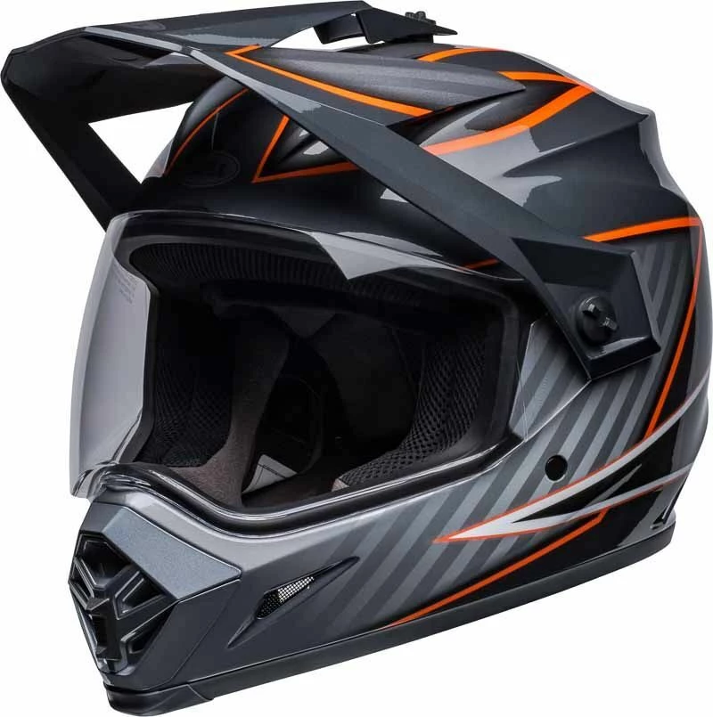 Hot Sale π Bell 2023 MX-9 Adventure MIPS Dalton Black Orange Helmet - Unisex - Medium - Adult - Black/Orange 𧨠- Image 4