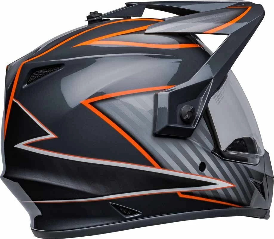 Hot Sale π Bell 2023 MX-9 Adventure MIPS Dalton Black Orange Helmet - Unisex - Medium - Adult - Black/Orange 𧨠- Image 8
