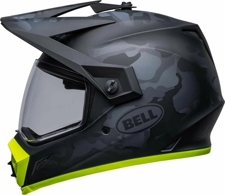 Outlet 🛒 Bell 2023 MX-9 Adventure MIPS Stealth Camo Matte Black Hi-Viz Helmet 👍 - Image 5