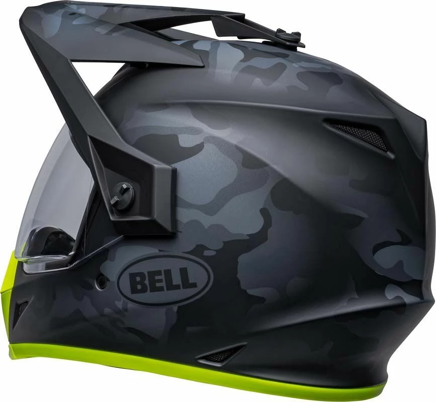 Outlet 🛒 Bell 2023 MX-9 Adventure MIPS Stealth Camo Matte Black Hi-Viz Helmet 👍 - Image 6