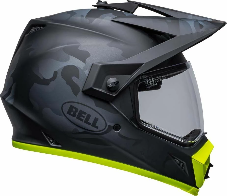 Outlet 🛒 Bell 2023 MX-9 Adventure MIPS Stealth Camo Matte Black Hi-Viz Helmet 👍